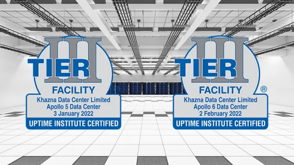 Khazna Data Centers Achieves Tier-III Certification from Uptime Institute  for its Apollo 5 and Apollo 6 Data Centers