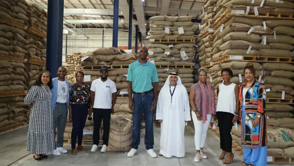 NBA Legend Dikembe Mutombo Visits DMCC Coffee Centre in Dubai To Broaden His Coffee Product Line
