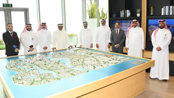 During the event Diyar Al Muharraq Hosts Al Baraka Bank Delegates Providing a Tour of Its Masterplan