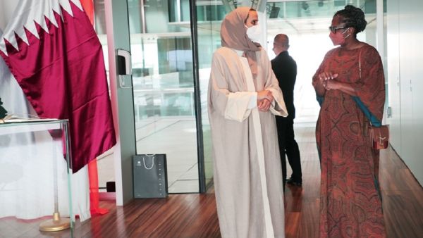 Her Excellency The First Lady Of Namibia Visits Qatar Foundation