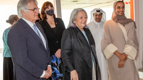 الحاكم العام لكندا تزور مؤسسة قطر