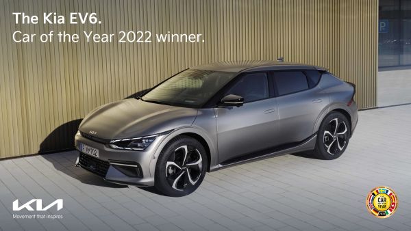 Kia EV6 named  2022 European Car of the Year 