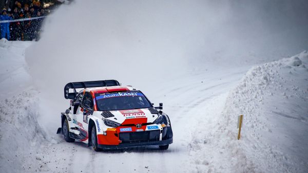 Gazoo Racing Celebrates Victory in Rally Sweden