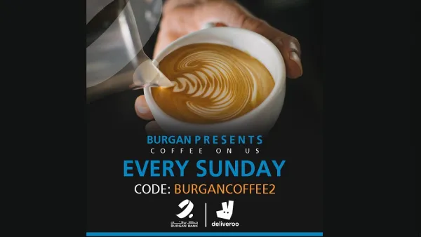 Burgan Bank Launches “Your Coffee is On Us” Campaign in Collaboration with Deliveroo