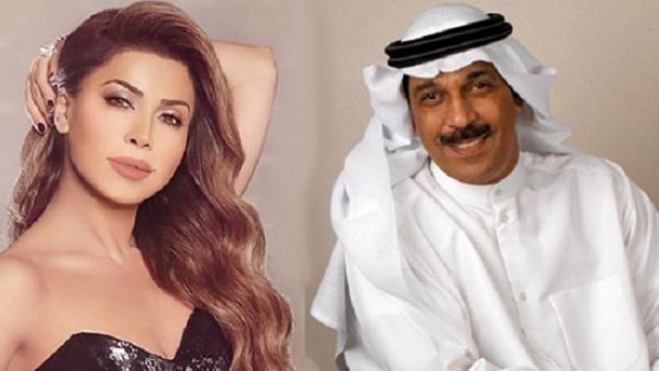 النجم عبد الله الرويشد والنجمة نوال الزغبي 