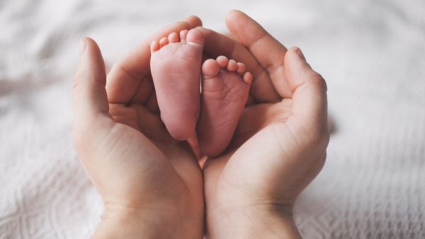 After two months mother is able to meet newborn baby