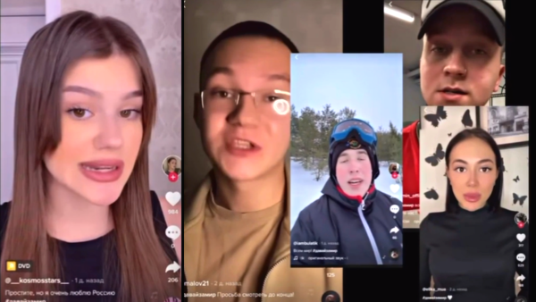 Russia's TikTok War: Same Speech, Different People