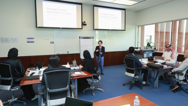 During the event QF Board Management Office Gains Capacity Development through Executive Program at GU-Q
