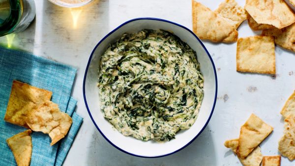 مطبخ رمضان: غموس السبانخ بالجبن