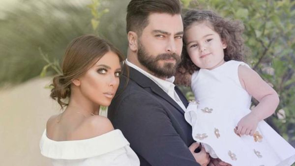 معتصم النهار وزوجته  لين برنجكجي