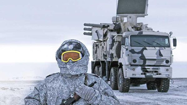 قوات روسية في منطقة القطب الشمالي
