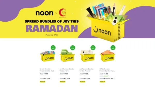 Noon.com supports communities in need with Ramadan Donation Bundles