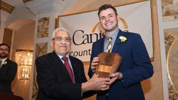 Canisius College Presents ‘Talal Abu-Ghazaleh International Award for Excellence in Accounting’ to Graduate Balcerzak