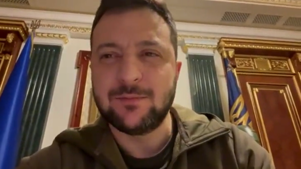 Volodymyr Zelenskyy appeared in a short video marking the 52nd day of war. (Twitter: @DefenceU) zelensky video