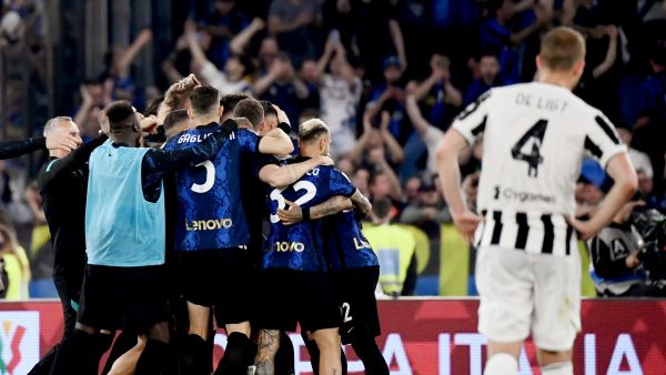 إنتر ميلان يهزم غريمه يوفنتوس (المصدر: أ ف ب)