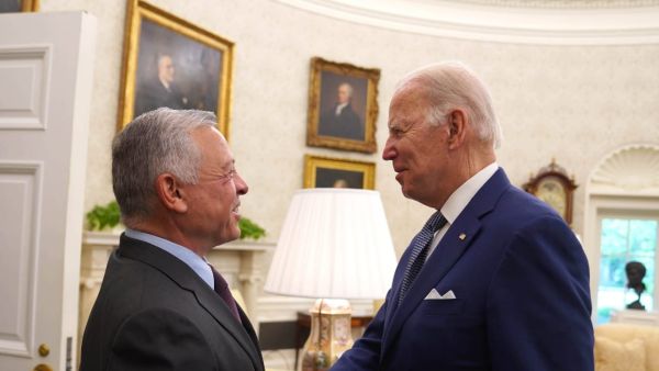 بايدن يستقبل ملك الاردن