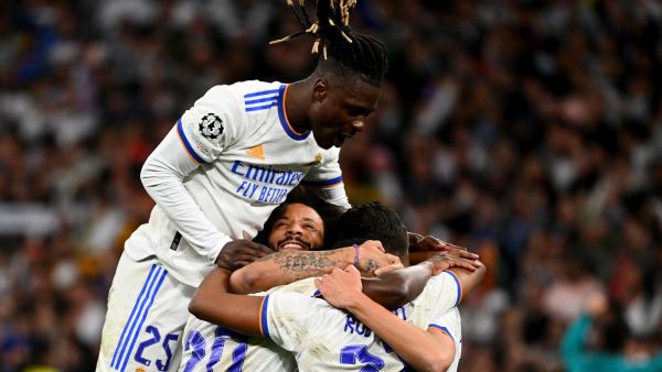 ريال مدريد يواجه أتلتيكو مدريد اليوم (المصدر: أ ف ب)