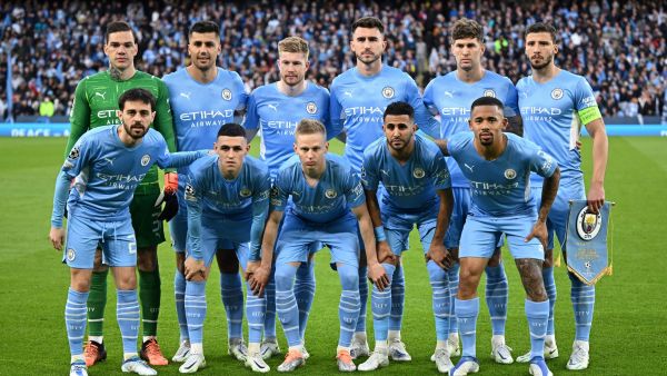 فريق مانشستر سيتي (المصدر: أ ف ب)