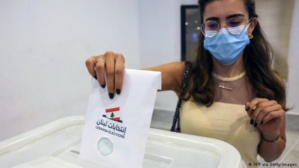 Lebanese voter (AFP/Getty Images)  In the ballot box