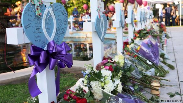 Nineteen children and two teachers were killed at Uvalde's Robb Elementary School on Tuesday (AFP) Thinking of the young victims at Uvalde