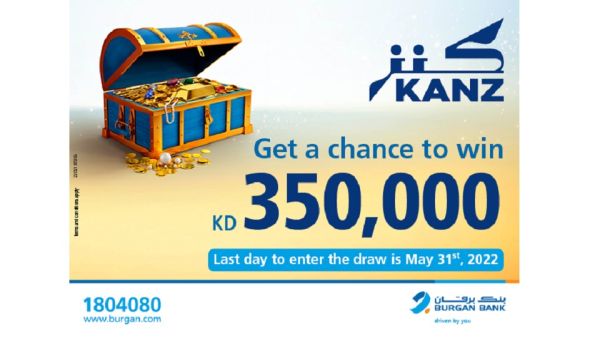 Kanz account was designed with the objective of optimizing the Bank’s offering. Burgan Bank to Soon Announce the Kd350,000 Winner of Kanz Account Semi-annual Draw