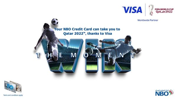 NBO customers can experience the biggest sporting event of the year in person just by using their NBO Visa Credit Card. NBO Offers Credit Card Customers a Chance To Win FIFA World Cup Quarter-final Match Tickets, Thanks to Visa