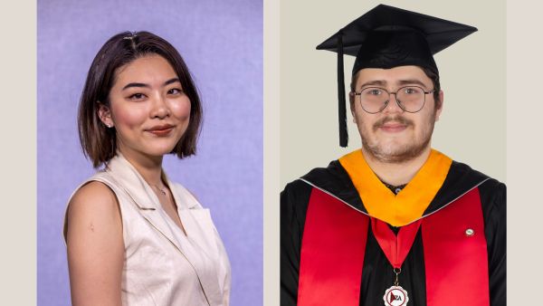 Syed Taha Kaleem Korean international student Sooin Jessica Choi Georgetown Graduates at QF Take Bold Next Steps in Their Lifelong Pursuit of Knowledge