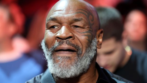 Former Heavyweight champion Mike Tyson attends the junior welterweight bout between Montana Love and Gabriel Gollaz Valenzuela at T-Mobile Arena on May 07, 2022 in Las Vegas, Nevada. Al Bello/Getty Images/AFP (Photo by AL BELLO / GETTY IMAGES NORTH AMERICA / Getty Images via AFP)