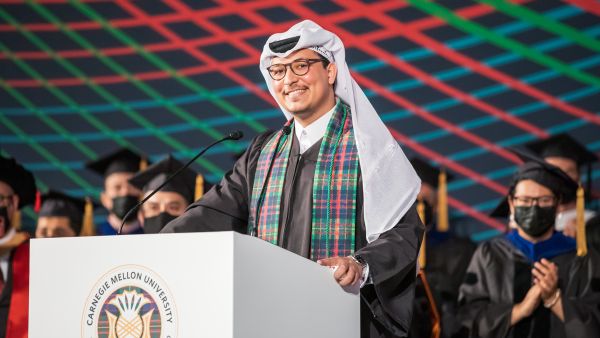 During the event Carnegie Mellon Celebrates Three Graduating Classes