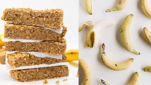 قطع الموز بالفول السوداني