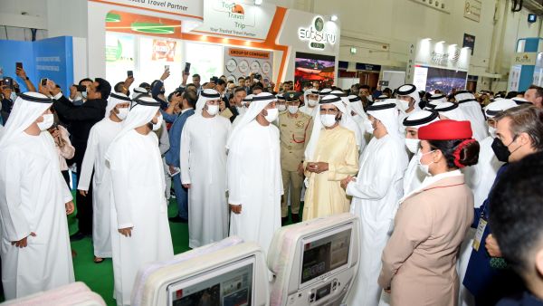 Emirates Showcases Its Premium Economy Class Seat to His Highness Sheikh Mohammed Bin Rashid Al Maktoum