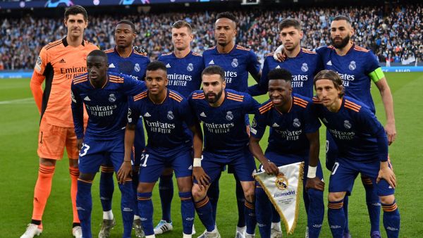 فريق ريال مدريد (المصدر: أ ف ب)