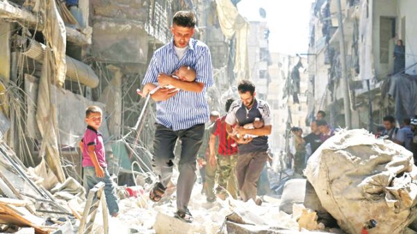 Carnage of war in Syria