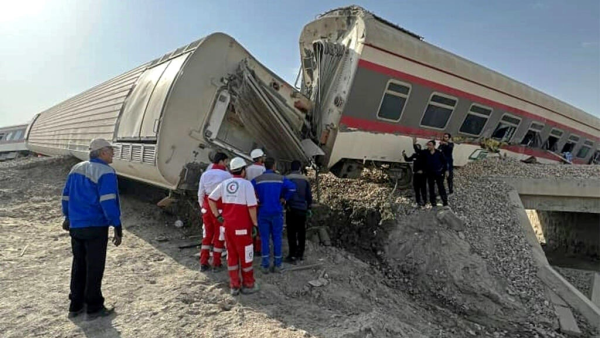 Train disaster in Iran 