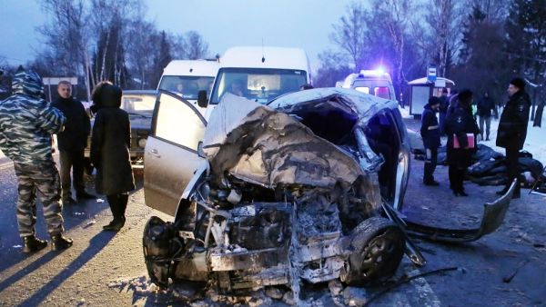 حادث تصادم في موسكو