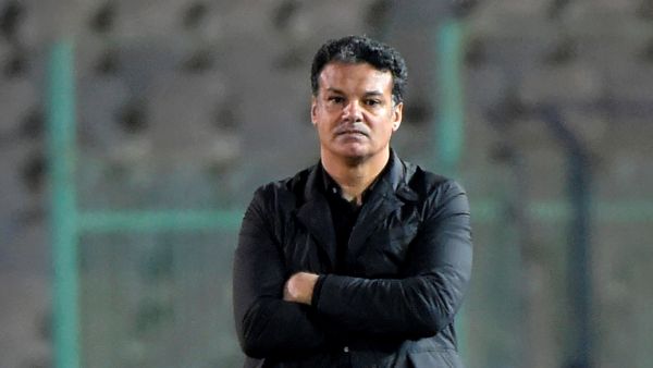  Ehab Galal looks on during the Egyptian Premier League football match between Al-Ahly and Zamalek at the Cairo Stadium in the Egyptian capital. Ehab Galal was sacked as coach of the Egyptian national football team on June 16, 2022, two months after he took over from Carlos Queiroz. (Photo by KHALED DESOUKI / AFP)