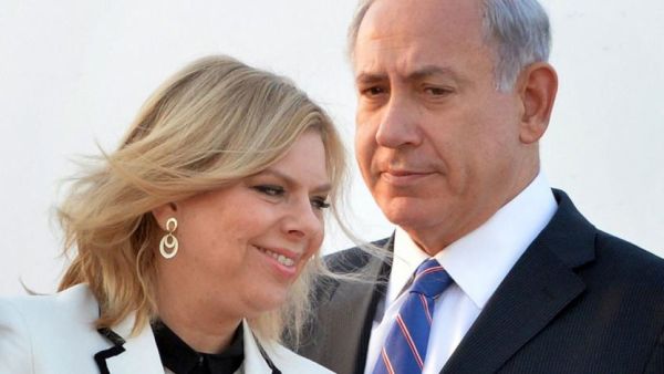 Netanyahu and his wife Sara