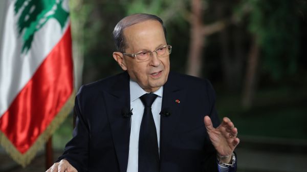  الرئيس اللبناني ميشال عون