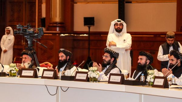 وفد من طالبان في قطر / أرشيفية