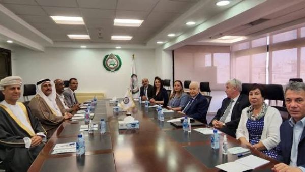 During the event Mr. Al-Asoomi and Dr. Abu-Ghazaleh Discuss Areas of Cooperation Between the Arab Parliament and TAG.Global