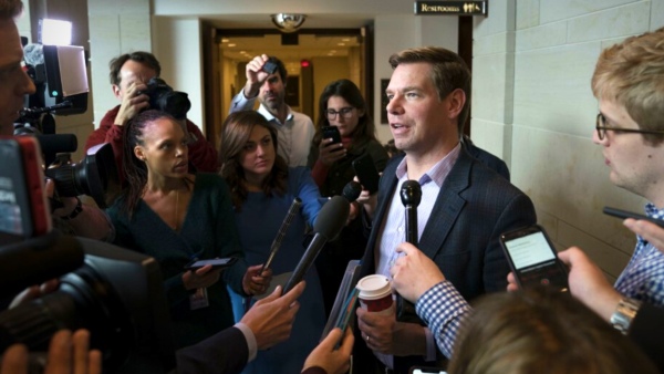 Photos credit: Sarah Silbiger/Getty Images/AFP / Getty Images via AFP / GETTY IMAGES NORTH AMERICA / Sarah Silbiger Eric Swalwell Chinese spy