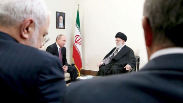 بوتين يتحدى اميركا بالمرشد الايراني