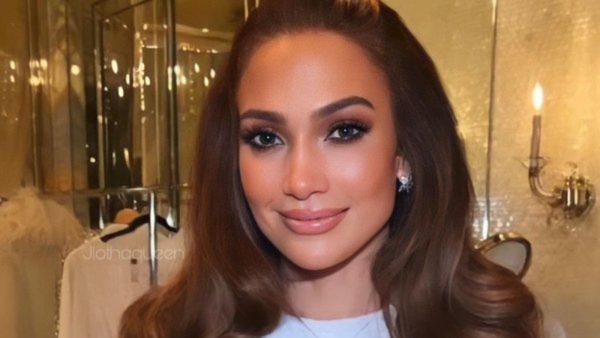 جينيفر لوبيز بفستان زفاف ناعم من توقيع زهير مراد