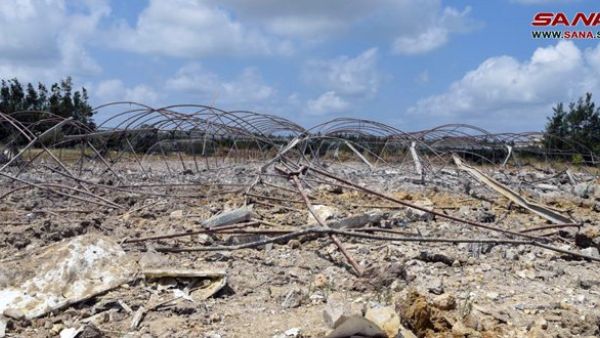 العدوان الاسرائيلية على منطقة الحميدية في مدينة طرطوس اسفر عن اصابة اثنين من المدنيين