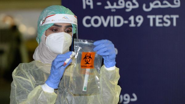 دعوة لاجراء فحص كورونا