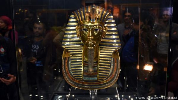 The golden mark of Egyptian boy king Tutankhamun