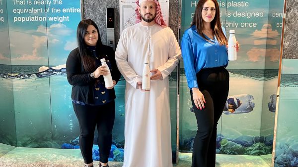 During the event AW Rostamani Group Announces Drop It Campaign, Committing to Eliminate All Plastic Bottles by July 2023