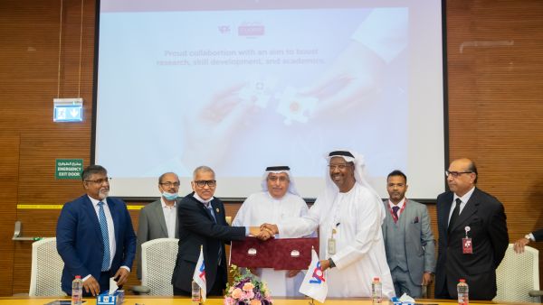 During the event Burjeel Hospitals Join Hands with RAKMHSU to Raise Level of Medical Care and Research Outcomes