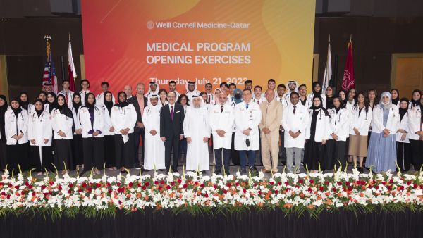During the event WCM-Q Welcomes New Class of Future Doctors with Orientation Program