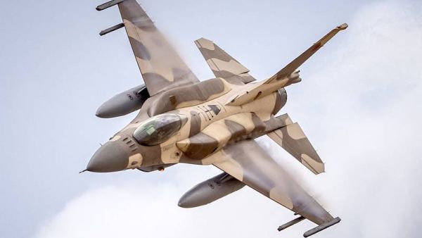 Moroccan F16 jet fighter 